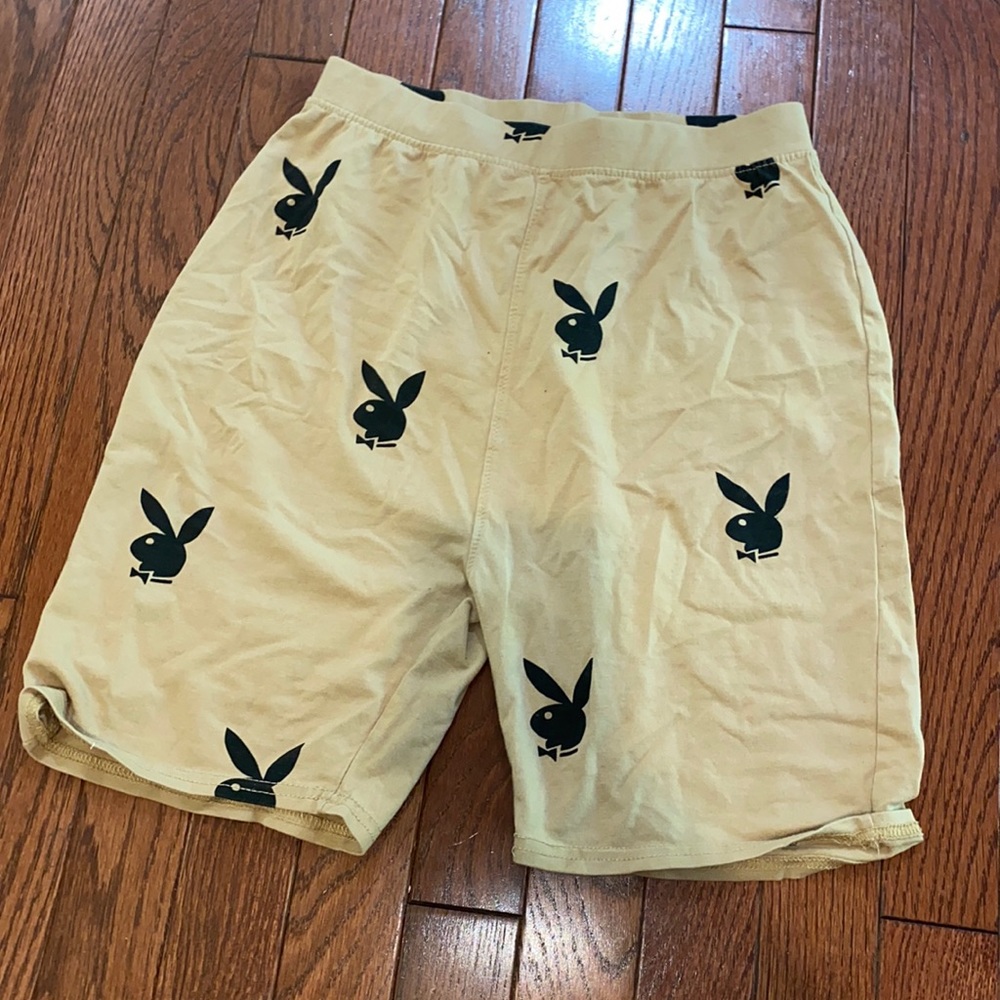 Missguided x Playboy Biker Shorts